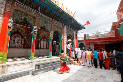 Templo de Ayodhya, en el estado de Uttar Pradesh, en el norte de la India.