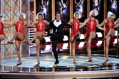 Stephen Colbert na apresentação do Emmy 2017.