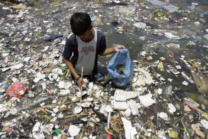 Imagen tomada en la costa de Manila en 2008.