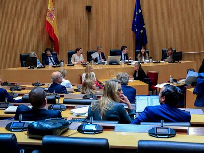 Reunión de la Comisión de Transportes, Movilidad y Agenda Urbana del Congreso de los Diputados.