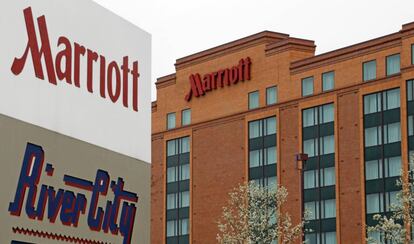 La fachada de un hotel Marriott en Cranberry (Estados Unidos).