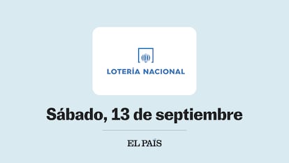 Lotería Nacional sábado 13 septiembre 2025