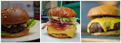 La hamburguesa de Atypical, la de Tipula y la de Juancho's BBQ