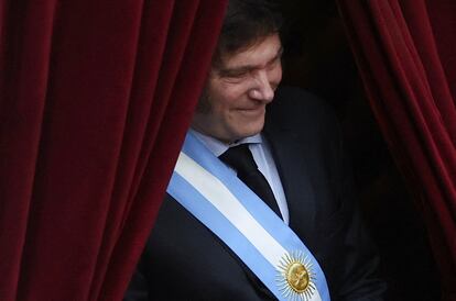 Argentina's President Javier Milei attends the opening session of the 142nd legislative term, at the National Congress, in Buenos Aires, Argentina, March 1, 2024. REUTERS/Agustin Marcarian