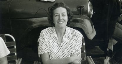 Margarita Alexandre en Cuba, en 1963.