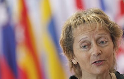 La presidenta suiza, Eveline Widmer-Schlumpf.