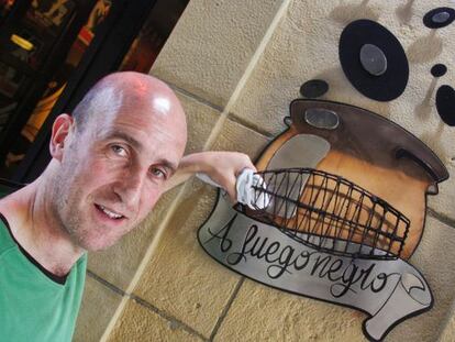 Aitor Arregi, del restaurante Elkano, en San Sebastián.