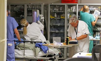 Unidad de Trauma del Hospital Jackson Memorial en Miami, Florida.