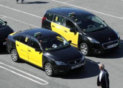 Taxis en Barcelona.
