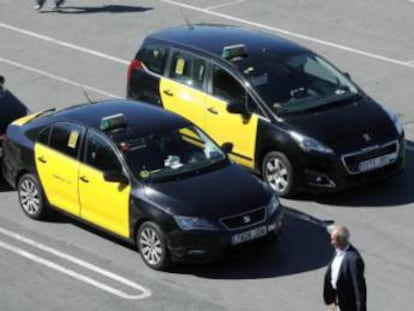 Taxis en Barcelona.