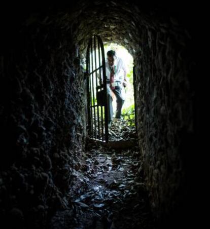 A tunnel leading from the Alhambra complex to the forest of San Pedro.