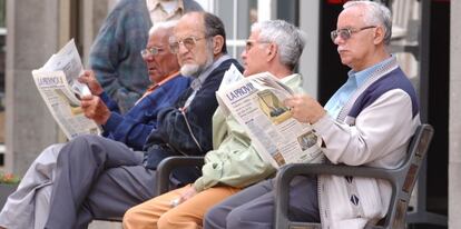 Jubilados en Las Palmas de Gran Canaria.