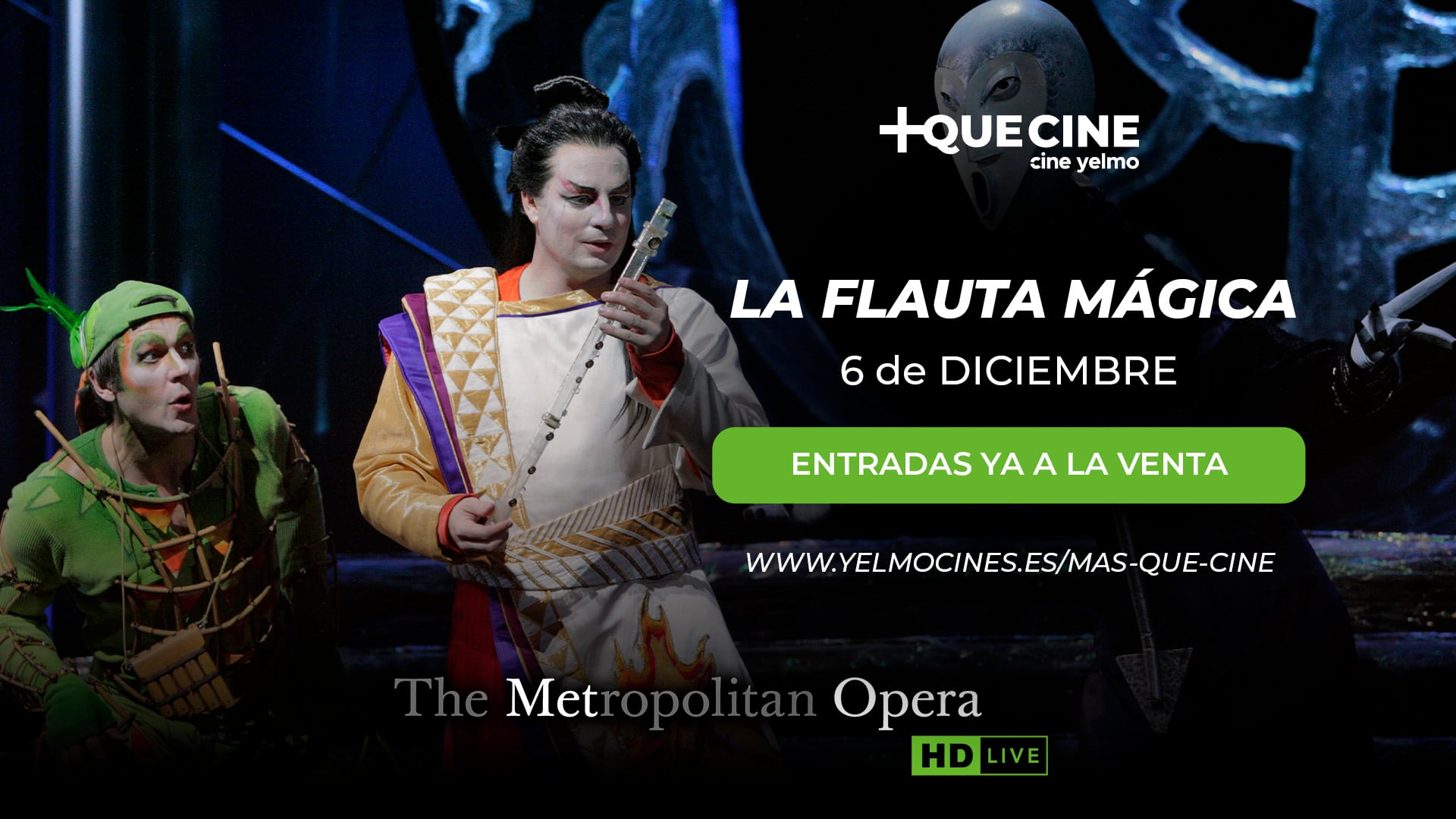 ‘La flauta mágica’ regresa a la gran pantalla de Cine Yelmo