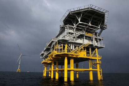 El parque eólico marino de Wikinger de Iberdrola.