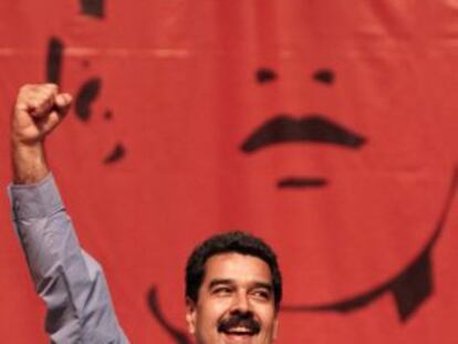 Nicolás Maduro, el jueves en Caracas.