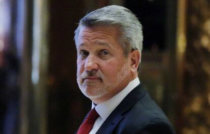 Bill Shine, el pasado noviembre tras reunirse con Donald Trump