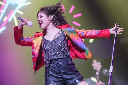 La cantante Luna (Karol Sevilla) act&uacute;a este domingo en sesi&oacute;n doble en el WiZink Center. 