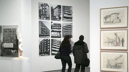 Varios de los proyectos realizados por los arquitectos del Grup R que se pueden ver en el Macba.