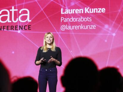 Lauren Kunze, fundadora y directora ejecutiva de Pandorabots.