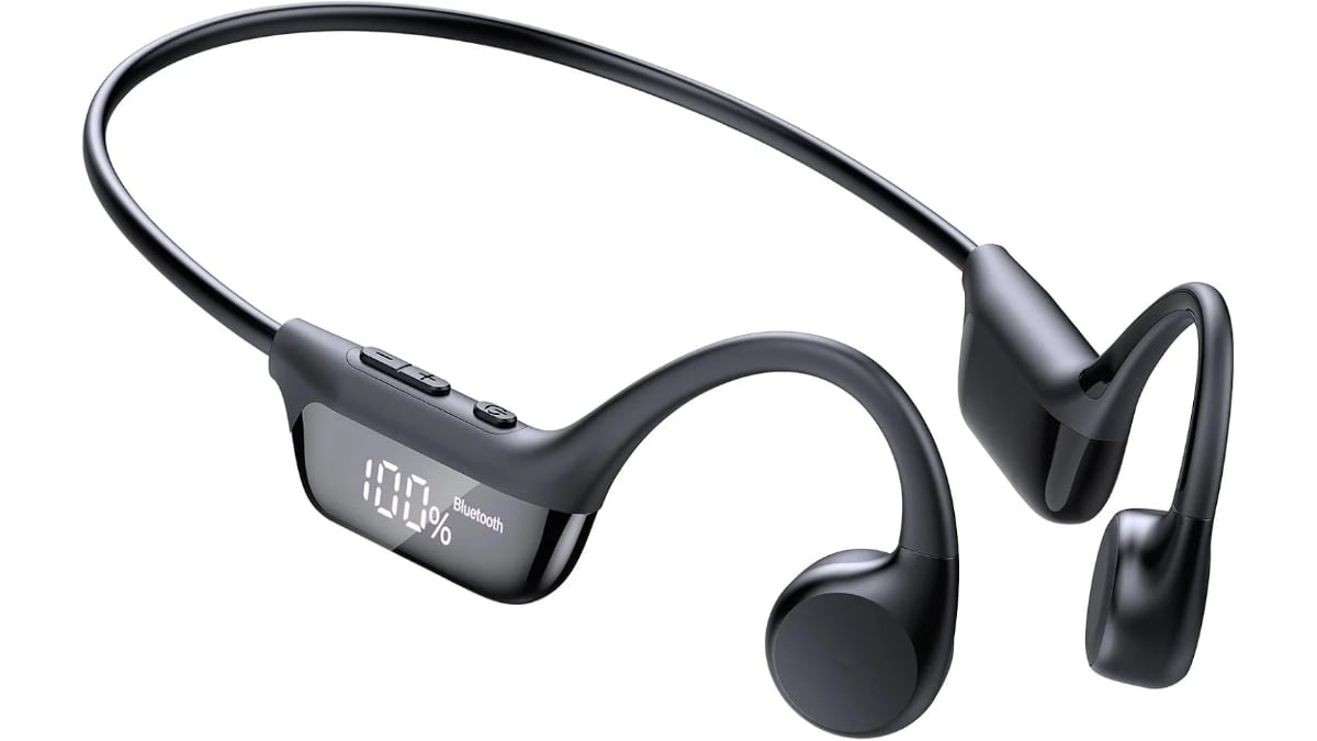 Auriculares de conducción ósea.