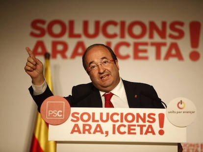 Elecciones catalanas. Miquel Iceta. 