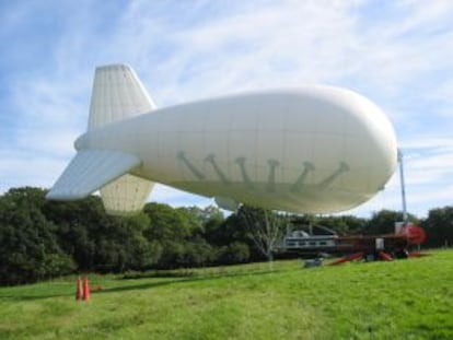 El globo del proyecto SPICE que pretend&iacute;a inyectar aerosoles en las nubes para aumentar su refracci&oacute;n de los rayos solares nunca lleg&oacute; a despegar.