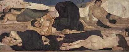 <i>La nuit</i> (1889-1890), de Ferdinand Hodler.