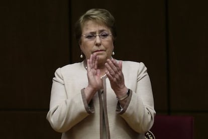 Michelle Bachelet, el pasado 21 de agosto.
