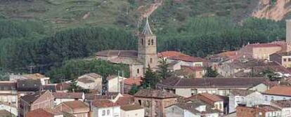 Una vista panorámica de Baños de Río Tobía, el pueblo riojano donde ocurrió el dramático accidente que costó la vida a Juan Carlos Vallejo.