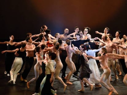 El B&eacute;jart Ballet de Lausanne, en una de las coreograf&iacute;as.