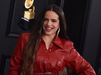 Rosalía, en los premios Grammy del pasado enero en Los Ángeles (EE UU).