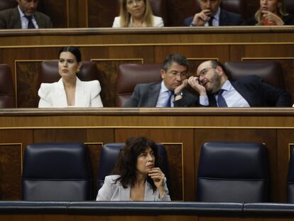 La ministra de Igualdad, Ana Redondo, este martes en el Congreso.