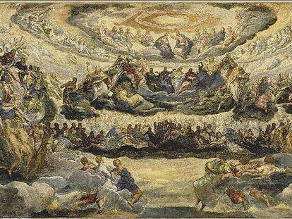 <i>La consagración de la Virgen</i>, conocida como <i>El Paraíso,</i> de Tintoretto.