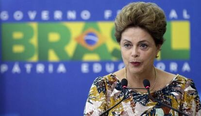 La presidenta brasile&ntilde;a, Dilma Rousseff.