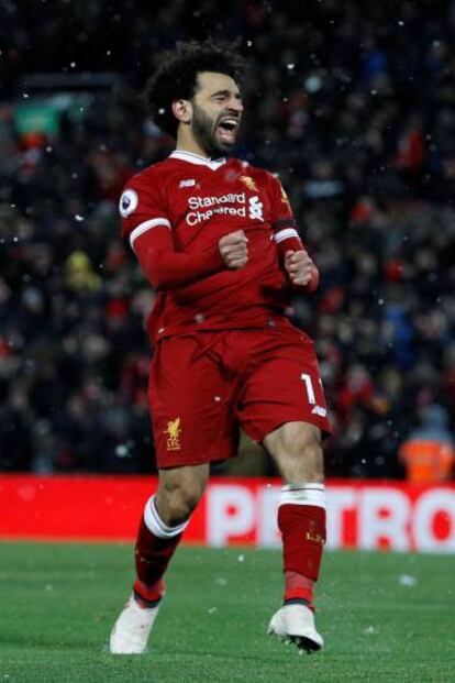 Salah, ante el Watford.