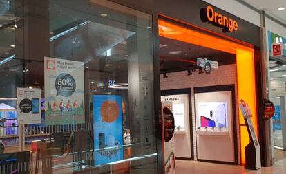 Una tienda de Orange en Madrid.