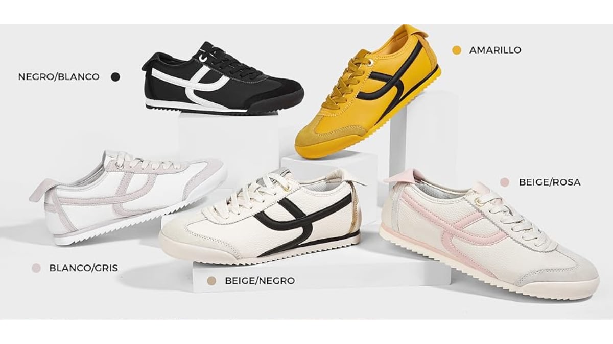 Están disponibles en varios colores.