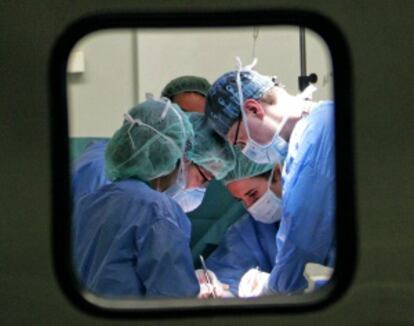 Un trasplante de hígado en Madrid.
