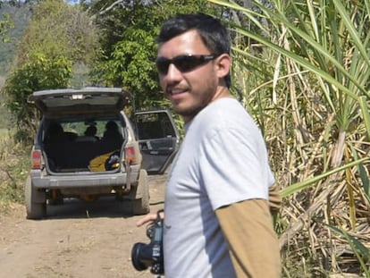 Rub&eacute;n Espinosa, en Jalapa en enero de 2014