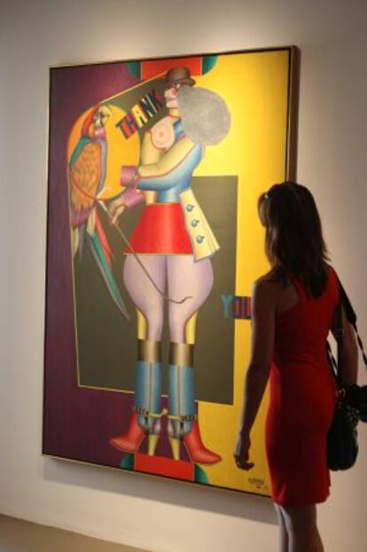 'Thank You', de Richard Lindner, una de las obras expuestas.