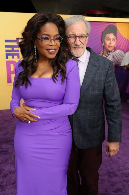 Oprah Winfrey y Steven Spielberg.