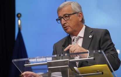 El presidente de la Comisión Europea, Jean-Claude Juncker