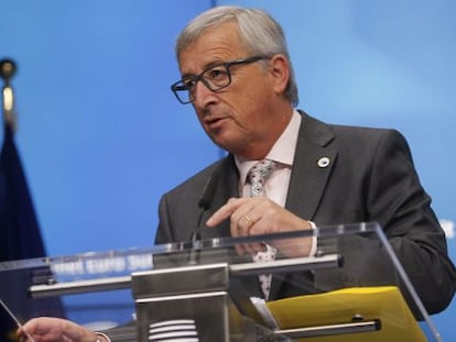 El presidente de la Comisión Europea, Jean-Claude Juncker