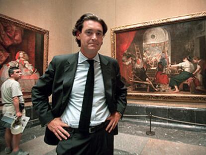 Miguel Zugaza, el pasado viernes, en las salas de Velázquez del Museo del Prado.