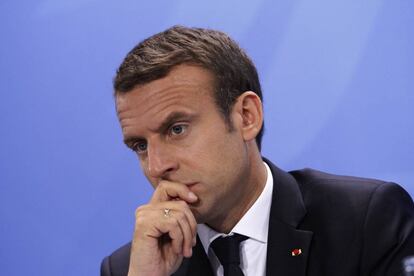 El presidente francés Emmanuel Macron