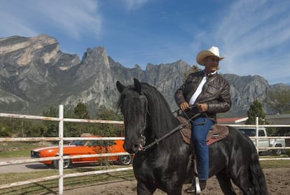 Jaime Rodríguez Calderón, en su casa de Villa García. 