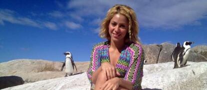 Shakira, durante las vacaciones.