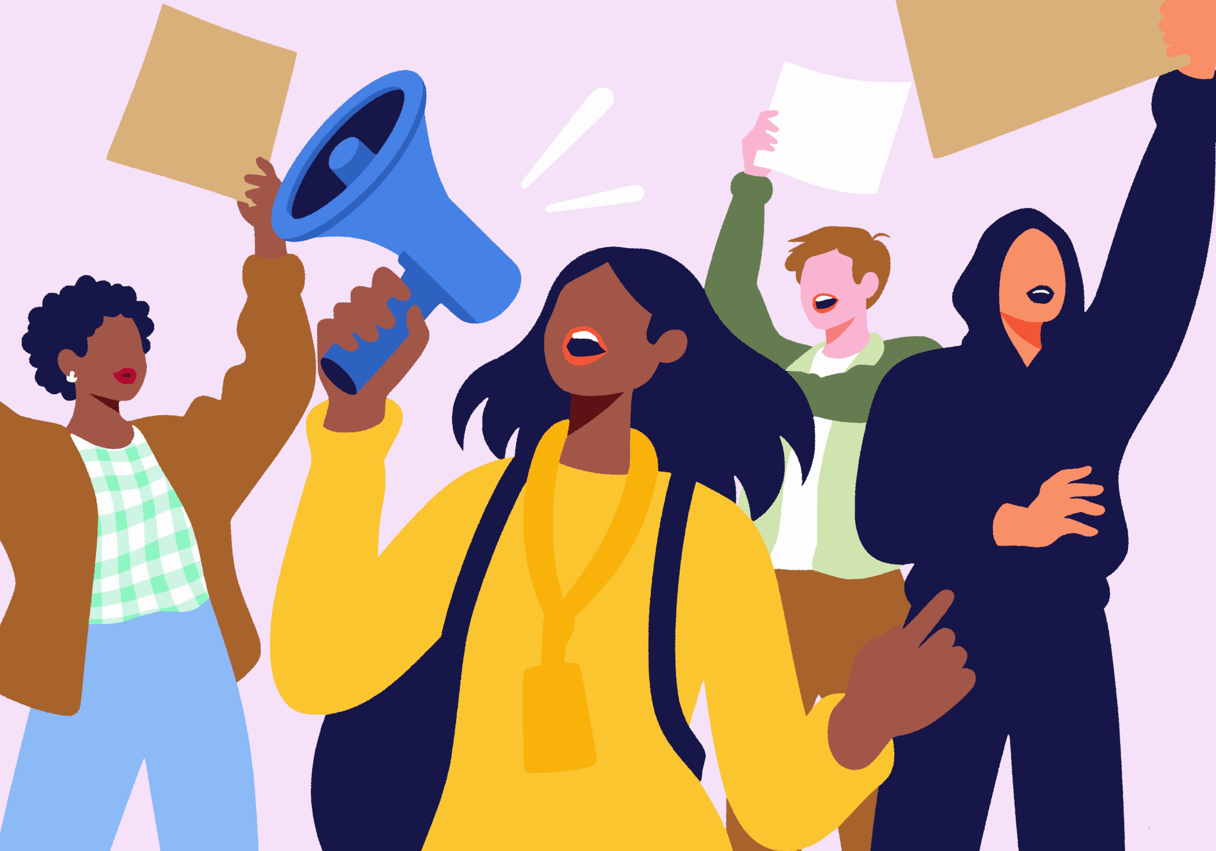 Las mujeres ya no lloran, ¡las mujeres denuncian!