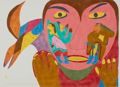 'Naming the Children after Grandmother' (1986), de Françoise Oklaga (1924-1991), en el Museo de Bellas Artes de Montreal (MBAM).