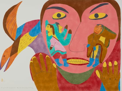 'Naming the Children after Grandmother' (1986), by Françoise Oklaga, at the Montreal Museum of Fine Arts (MBAM).